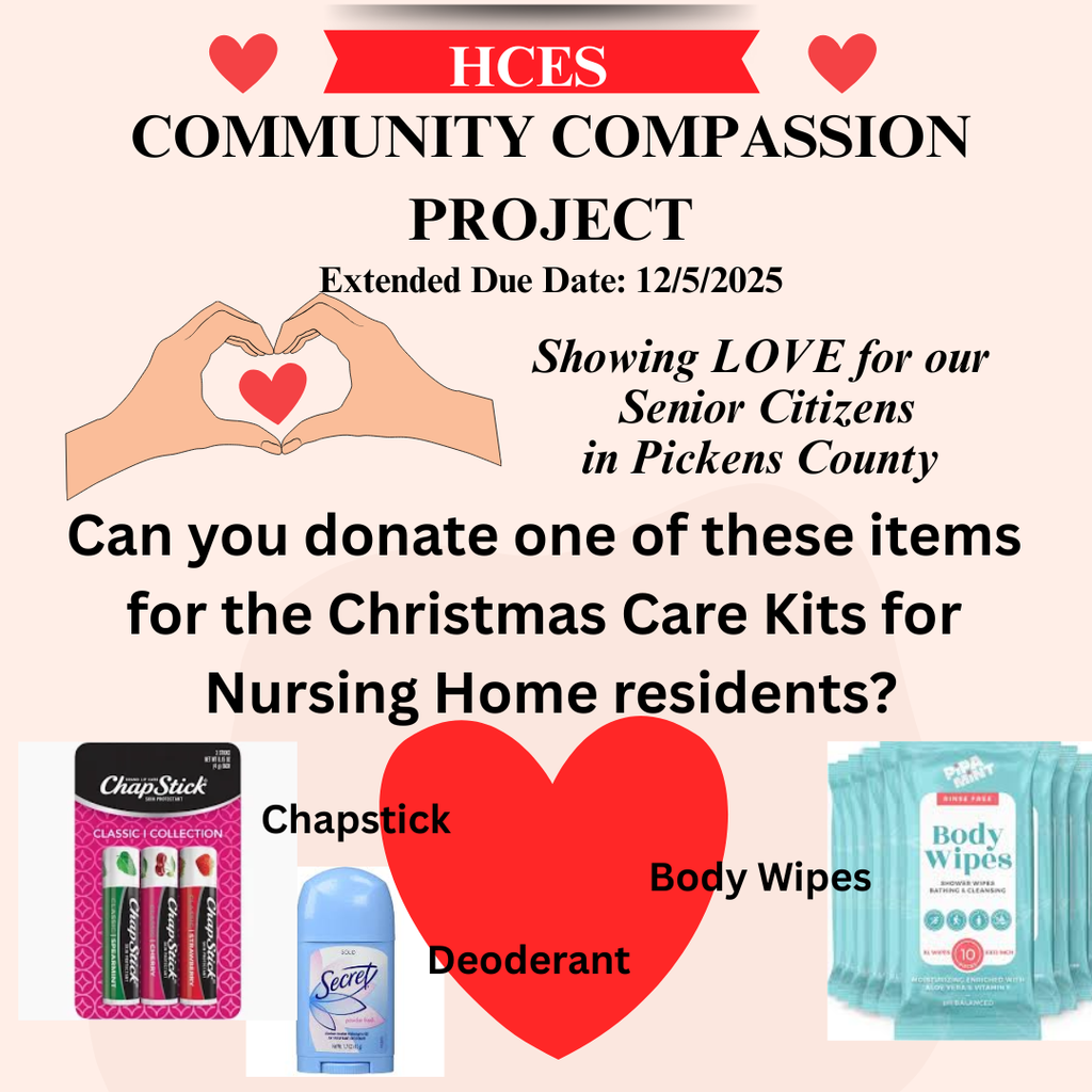 Donation deadline for the Community Compassion Project is Friday, 12/5/2025.