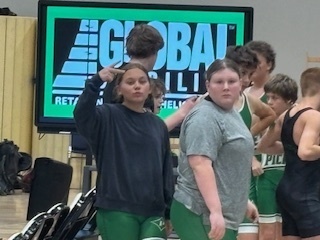 Student fans watching the match