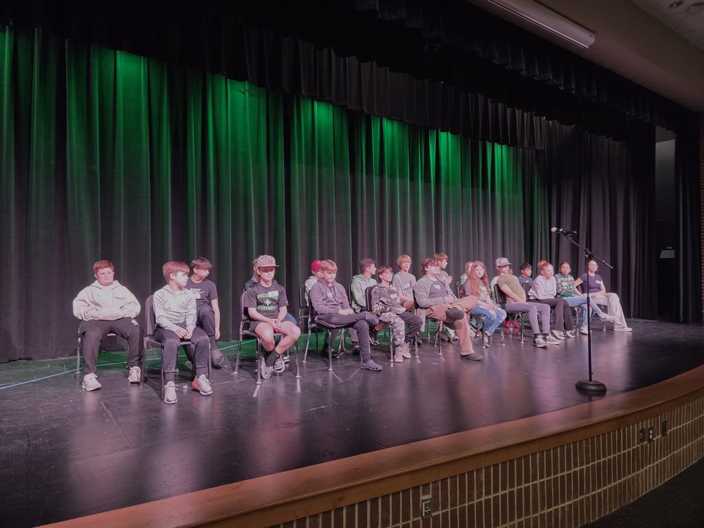 PJHS Spelling Bee contestants