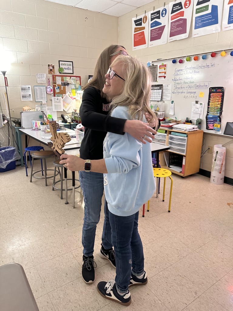 Congratulations to Mrs. Childers! 🎉 She is our newest Hawk Award recipient! Mrs. Justice passed the Hawk to Amy Childers, sharing: “She is an amazing teacher who shows heart and dedication each and every day. She is a fabulous leader on her team.” As one of our original Hawks when Hill City first opened, this veteran teacher continues to make a tremendous impact. This recognition is well deserved — way to go, Mrs. Childers!