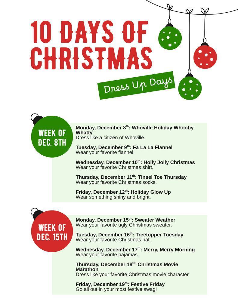 10 Days of Christmas Dress-Up