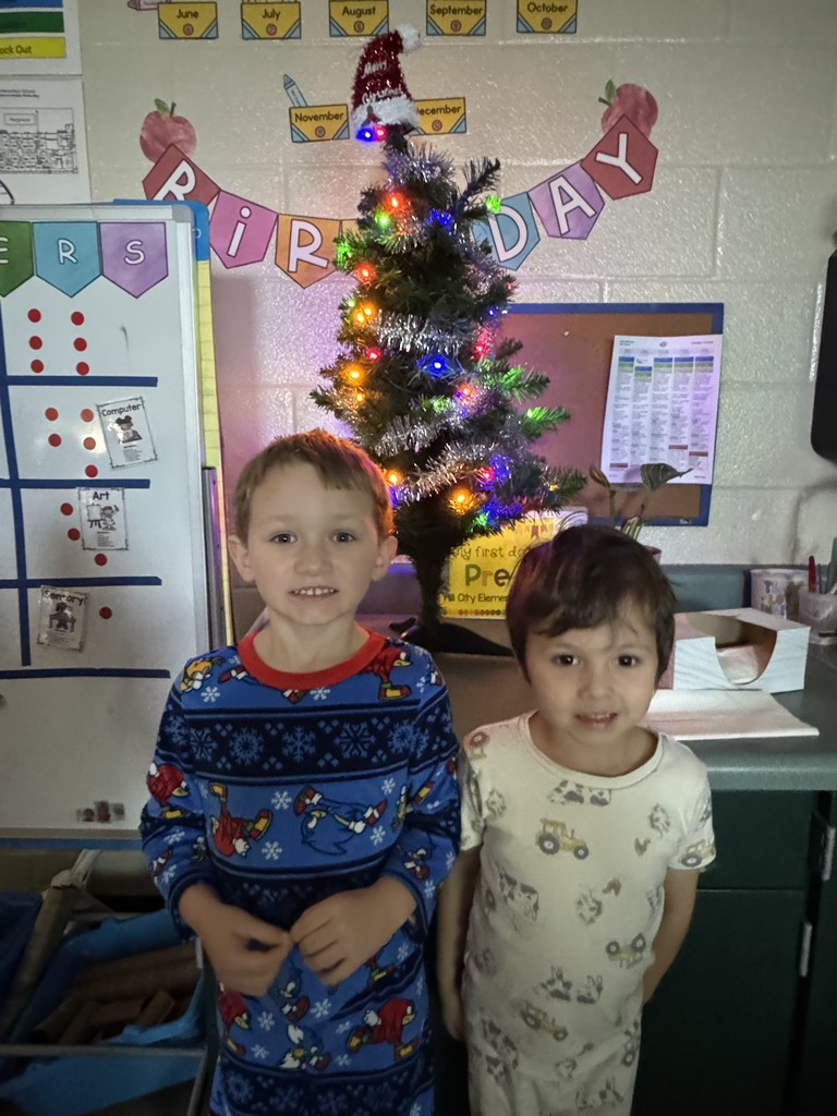 Pajama Day in Mrs. Everett's class.