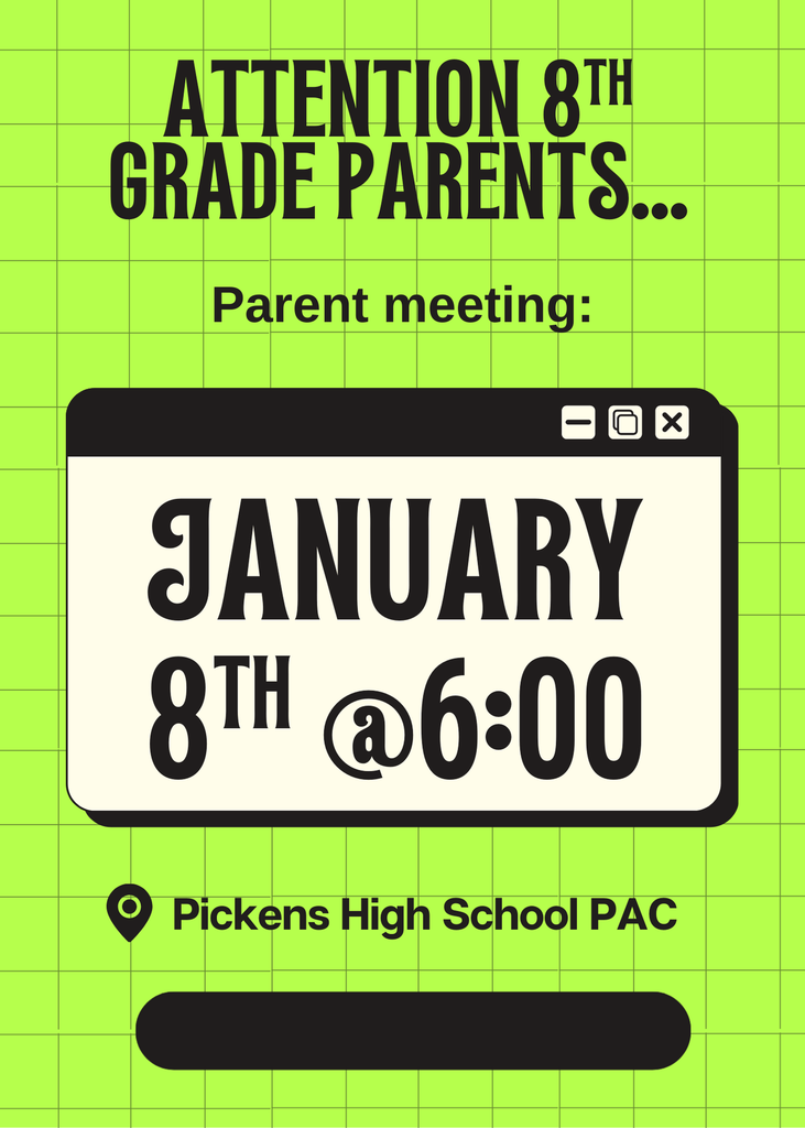 rising 9th grader parent night flyer