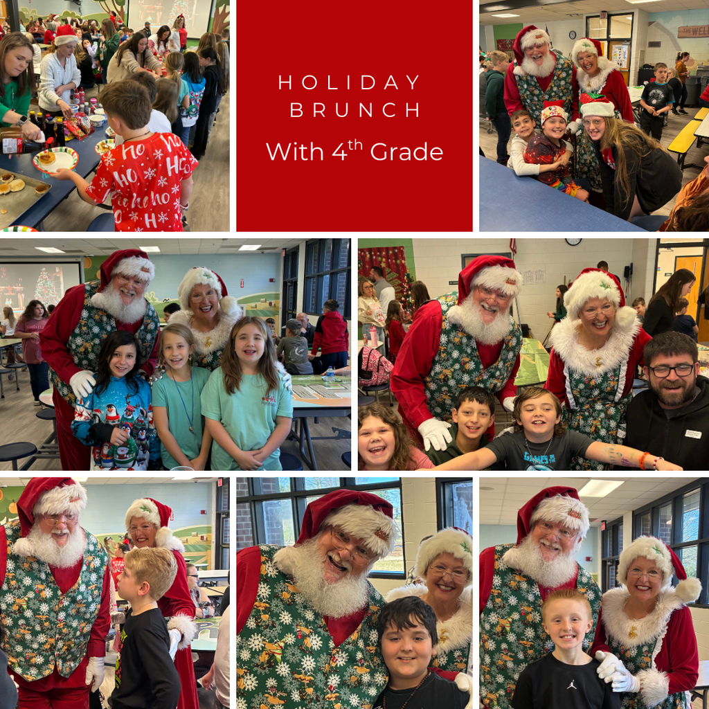 Fourth Grade Holiday Brunch with Santa and Mrs. Claus!