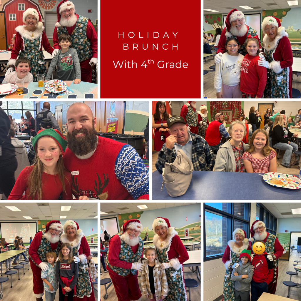 Fourth GradeFourth Grade Holiday Brunch with Santa and Mrs. Claus!