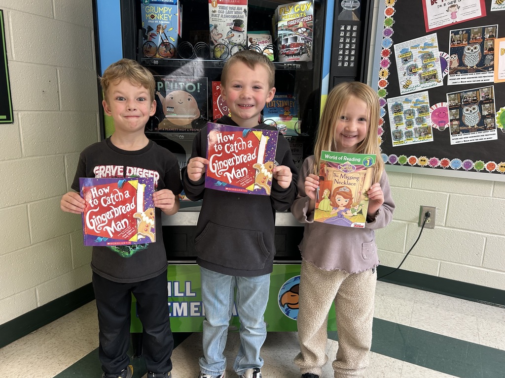 Colton, Owen, and Rory mastered their sight words and earn a book!