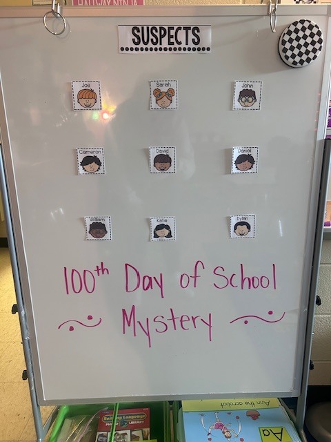 100th Day Mystery in Mrs. Jenkins' class.