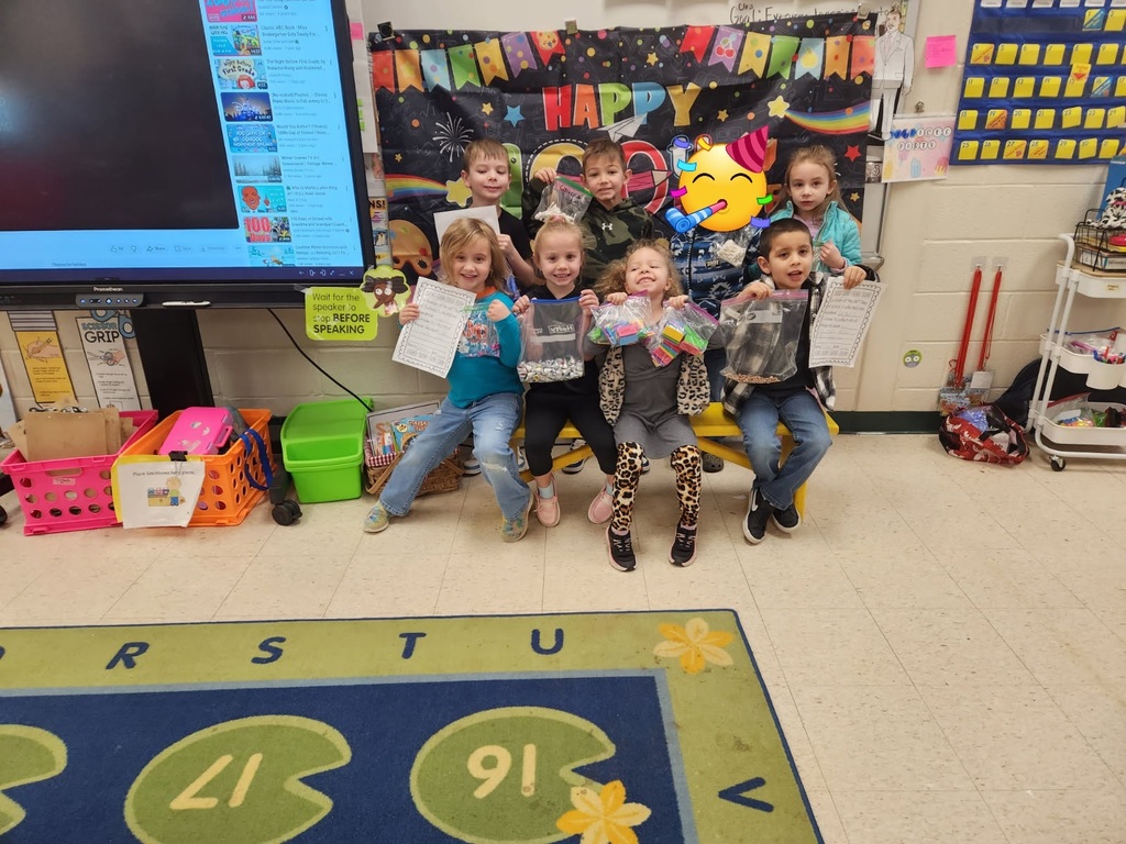 Mrs. Dilbeck's classroom and the 100th Day.