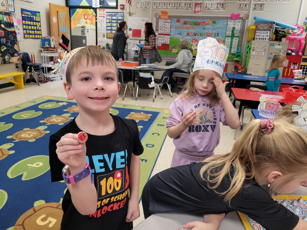 Mrs. Dilbeck's classroom and the 100th Day.