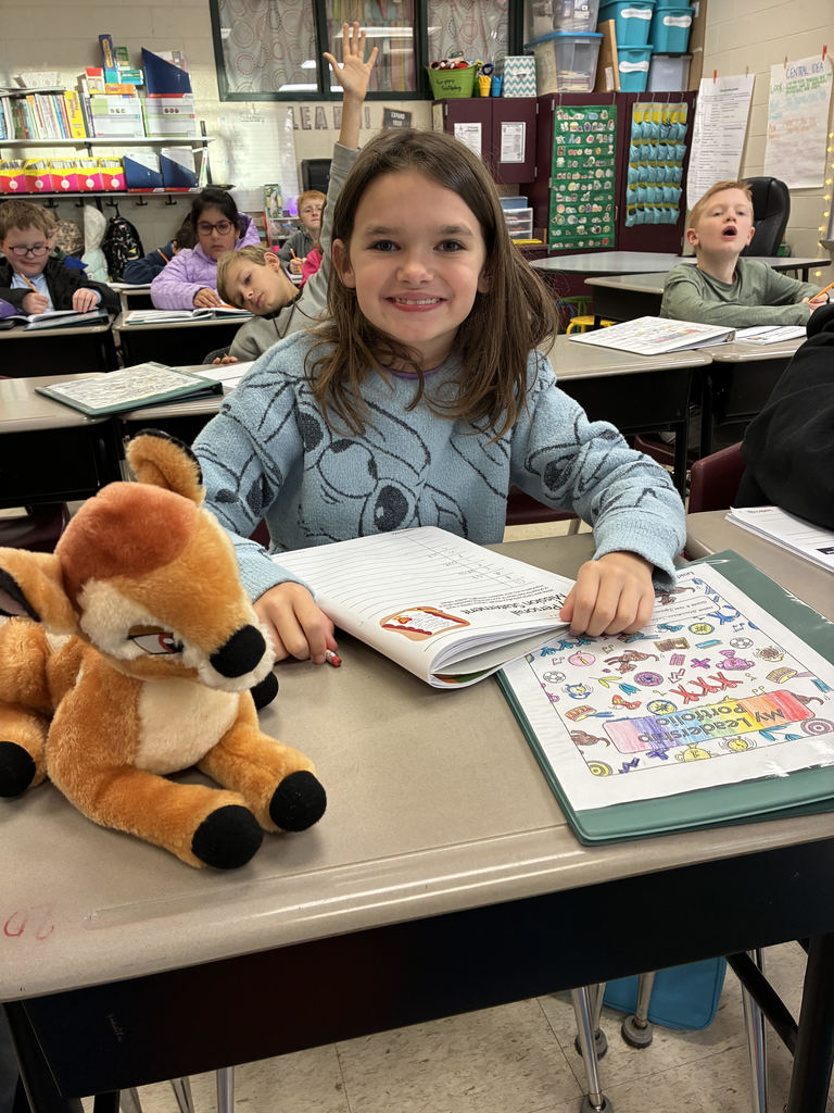 Mrs. Connelly's 4th-grade ELA working hard.