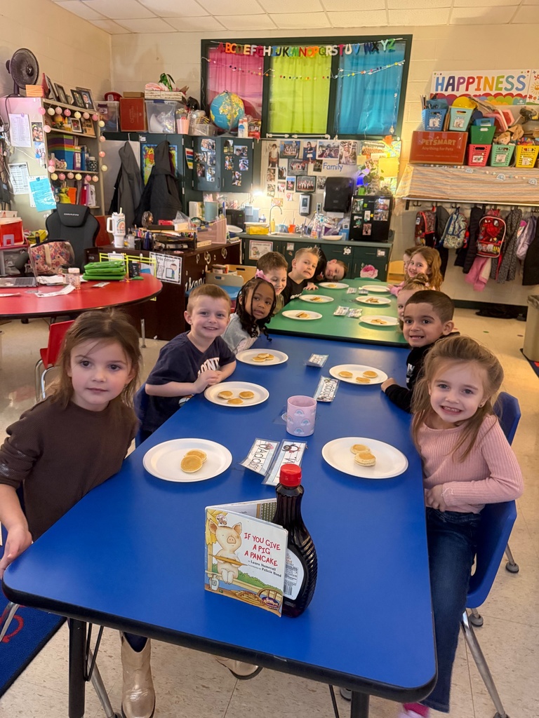 Pancakes in Mrs. Anderson's class.