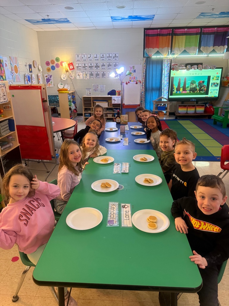 Pancakes in Mrs. Anderson's class.