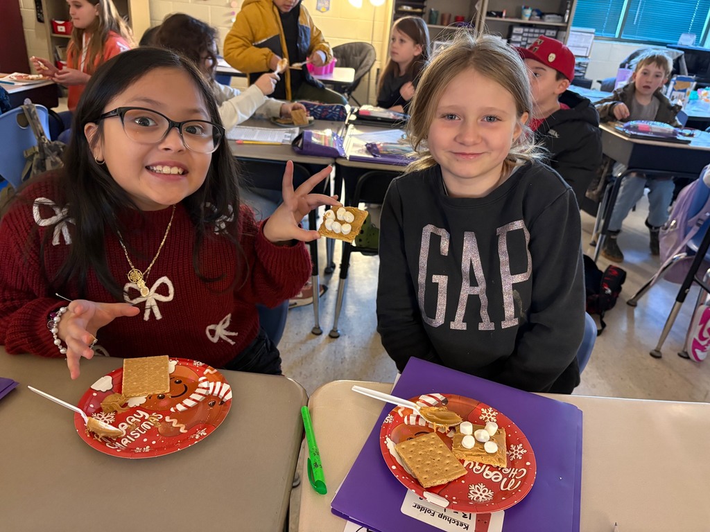 Studying sedimentary rocks in Mrs. Culbreth's class.