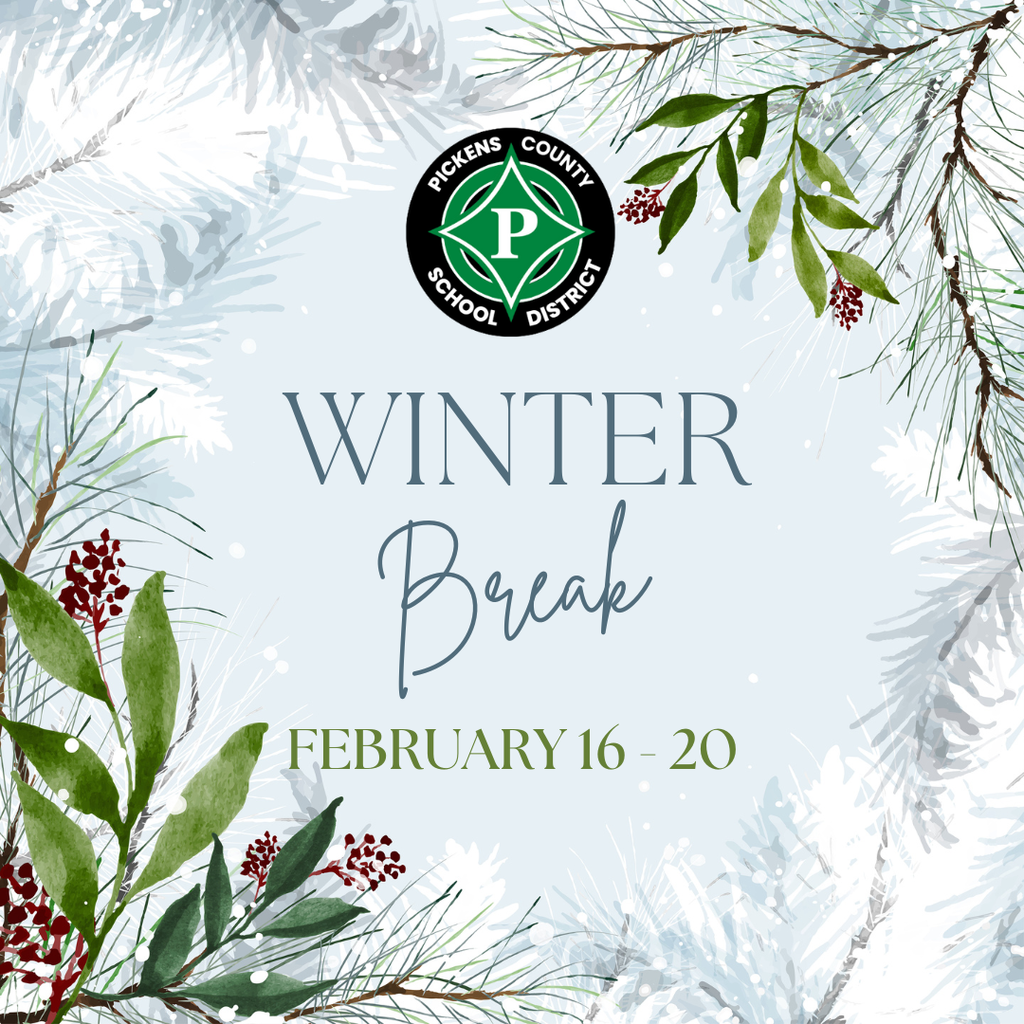 Winter Break February 16 - 20 