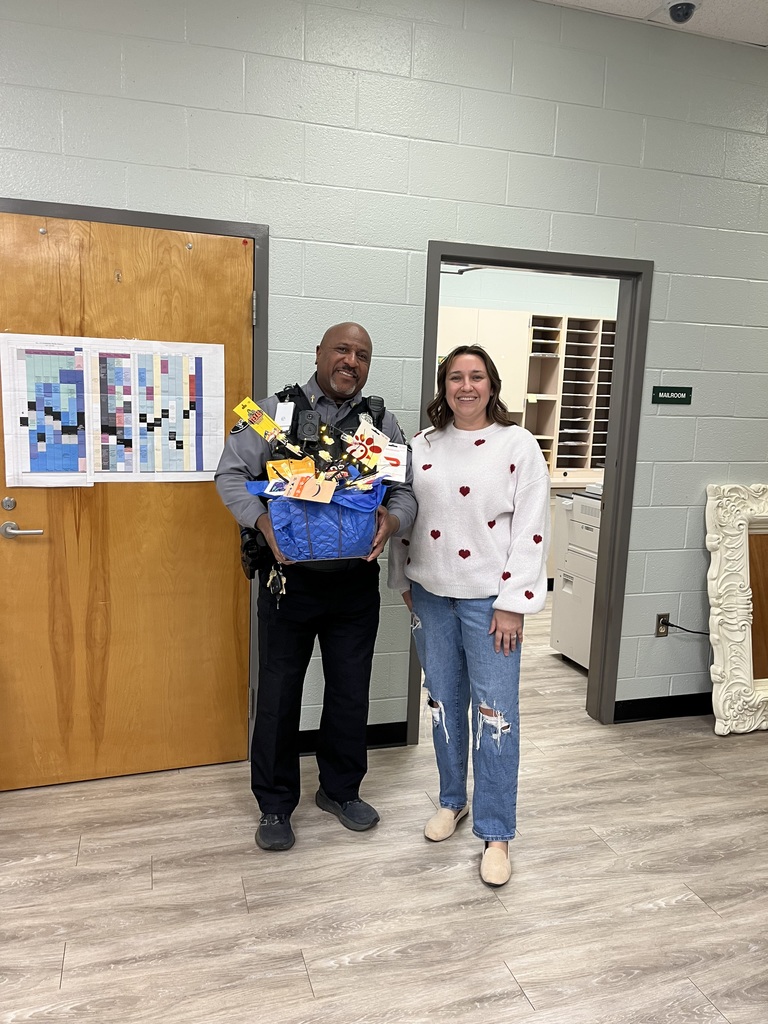 Honoring Deputy Roach for SRO Day.