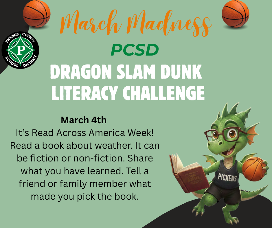 Dragon Slam Dunk Literacy Challenge