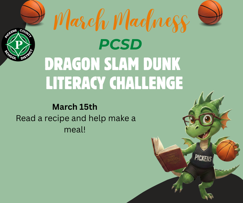 Sunday, March 15th: Read a recipe and help make a meal! 