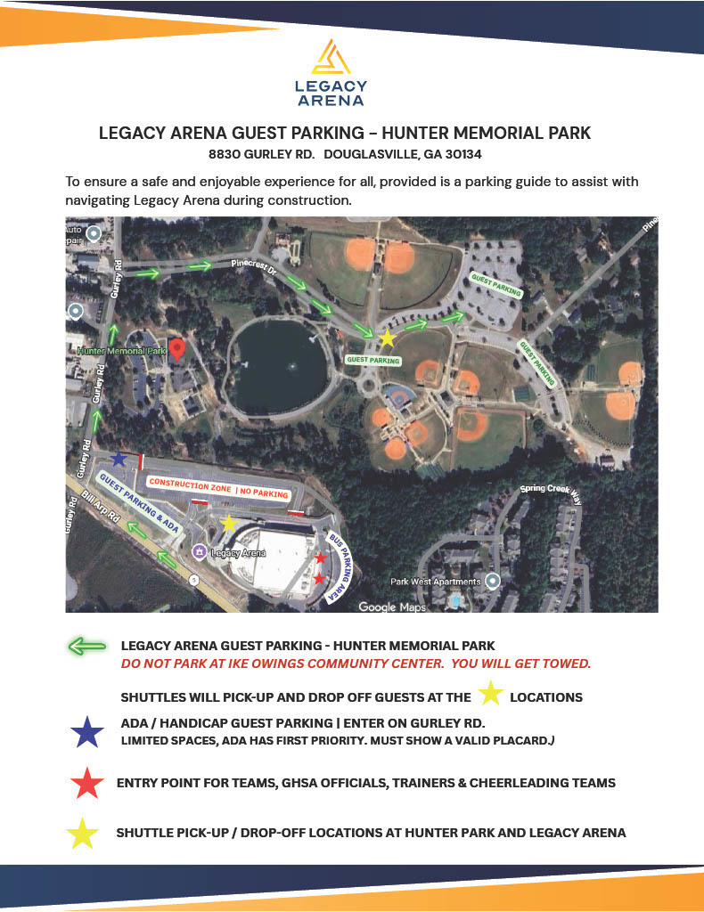 Information about parking