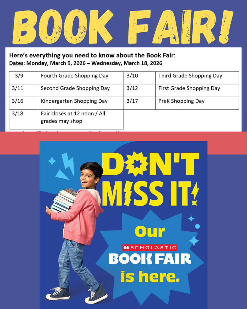 Grade Level Shopping Days Schedule