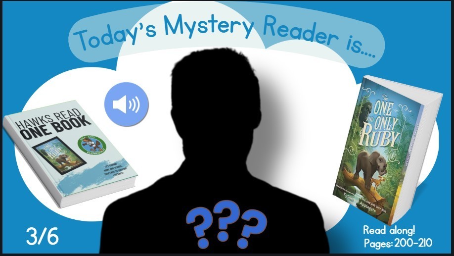 Mystery Reader, March 6th.