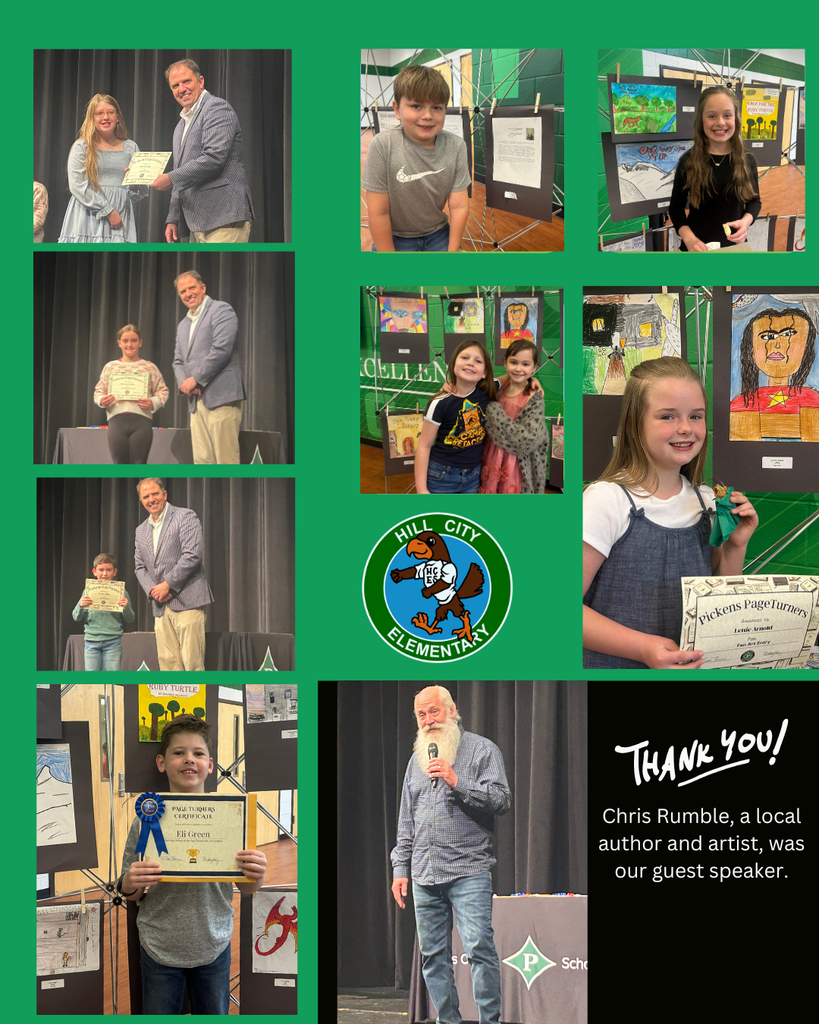 Pickens Page Turners Society Awards Celebration was Saturday and Hill City won big!