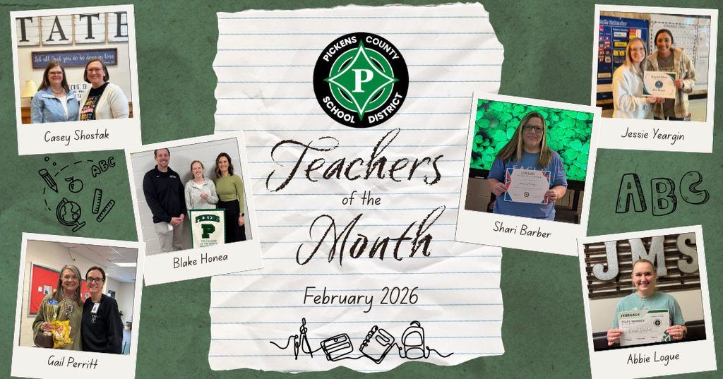 Teachers of the Month for February