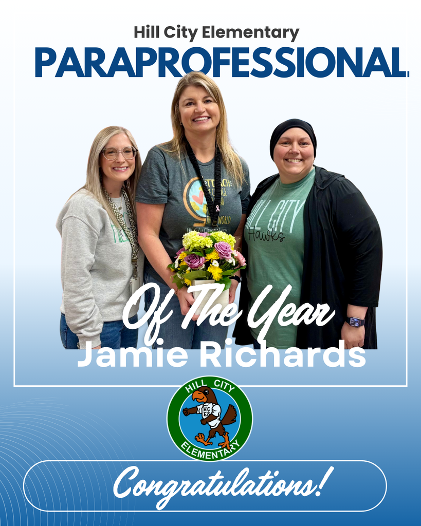Mrs. Jamie Richards is Hill City's Paraprofessional of the Year!
