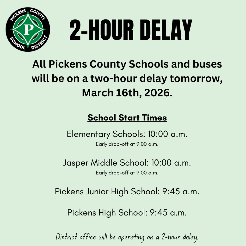2-Hour Delay on March 16, 2026
