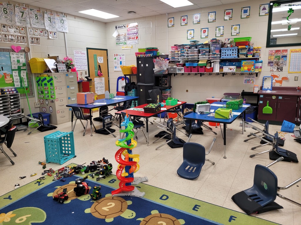 St. Patrick's Day fun in Mrs. Dilbeck's kindergarten.