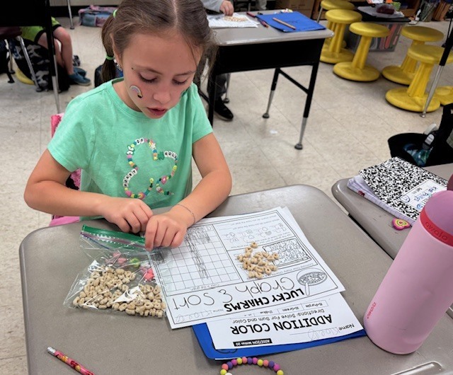 Lucky Math! 🍀 Mrs. Sultan's first-grade math students graphed Lucky Charms today! What a smart and tasty way to learn about graphing!