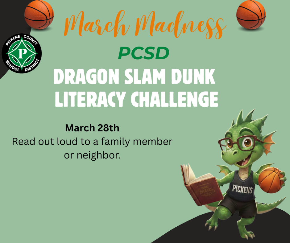 Saturday, March 28th: Read out loud to a family member or neighbor.