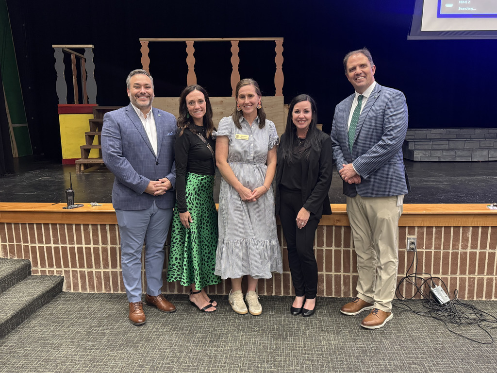 GA Teacher of the Year with Dr. Thomas, Mr. Parker, Dr. May, and Dr. Petti