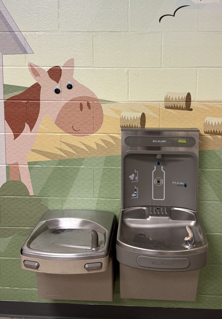 Eyes on You! 👀  Our amazing custodians, Ms Tiffany and Ms. Mandy, pulled off a fun April Fool’s surprise for our Hawks this morning—adding googly eyes to our farm animal murals!