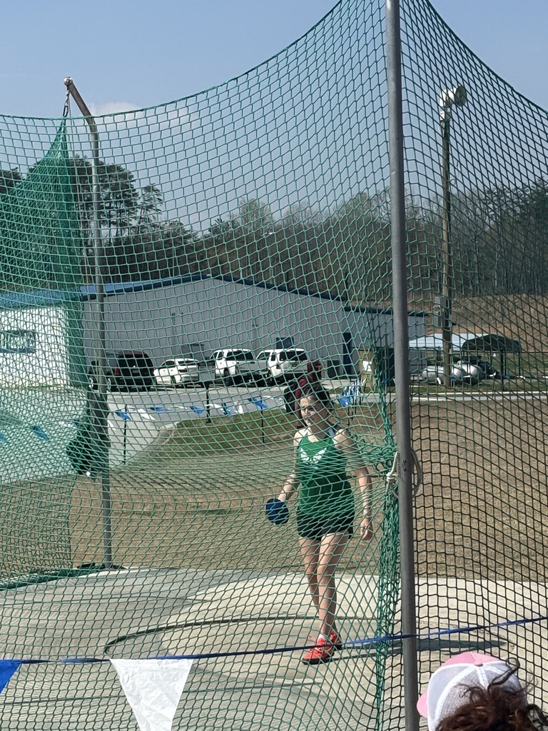 Student preparing to throw a discus
