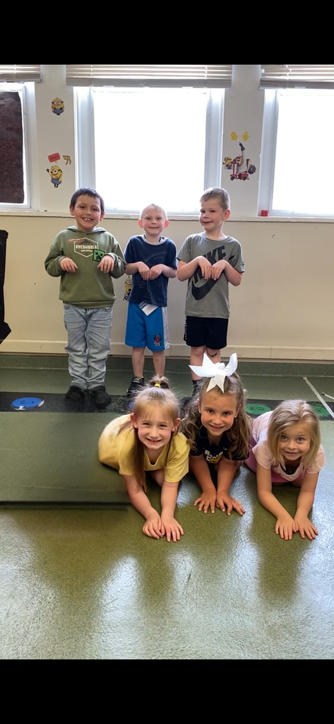 kids pretending to be bunnies