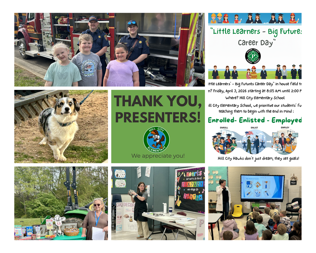Thank you fo all of the wonderful presenters for our Career Day today!