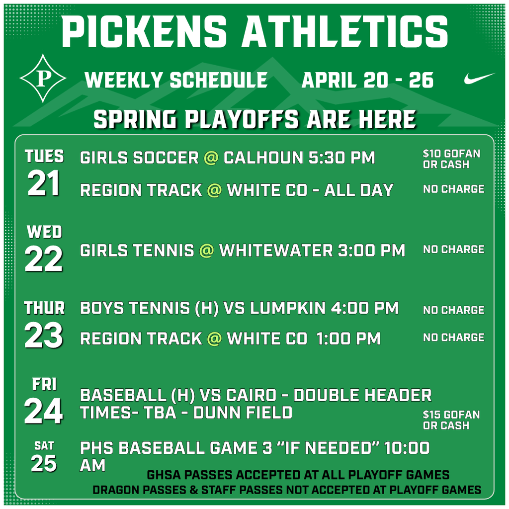 Weekly Schedule