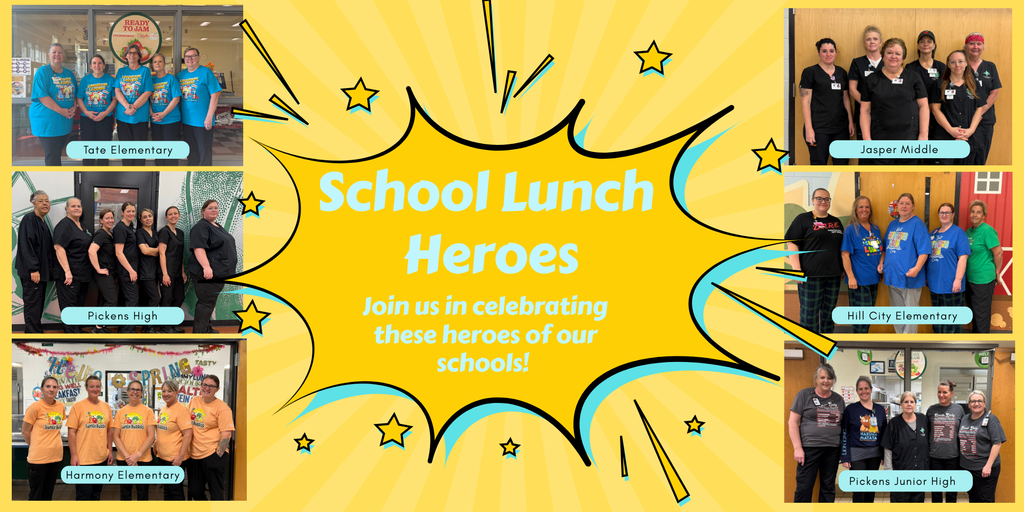 School Lunch Heroes- Join us in the celebrating these heroes of our schools! 