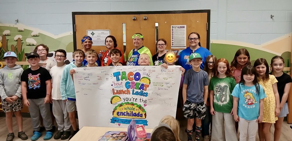 School Lunch Hero Day is today, and these ladies work tirelessly to make sure all of our students are fed, cared for and ready to learn! 