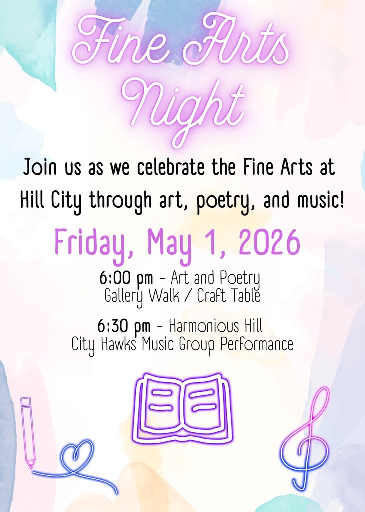 Fine Arts Night is TONIGHT at 6:00 p.m.