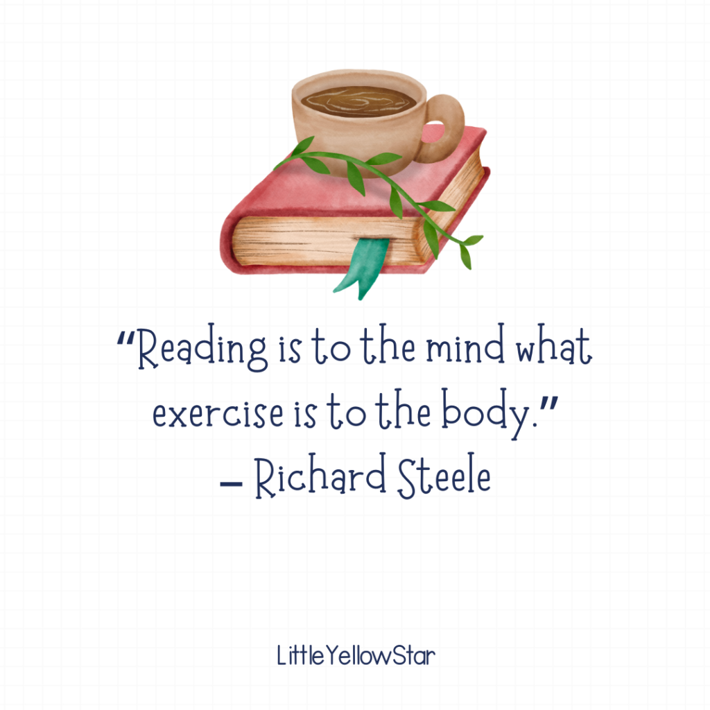 reading is to the mind what exercise is to the body
