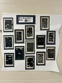 Here’s Mrs. Connelly’s class of talented poets working hard in the media center with Mrs. Hardison and Mrs. Jamie on blackout poetry.