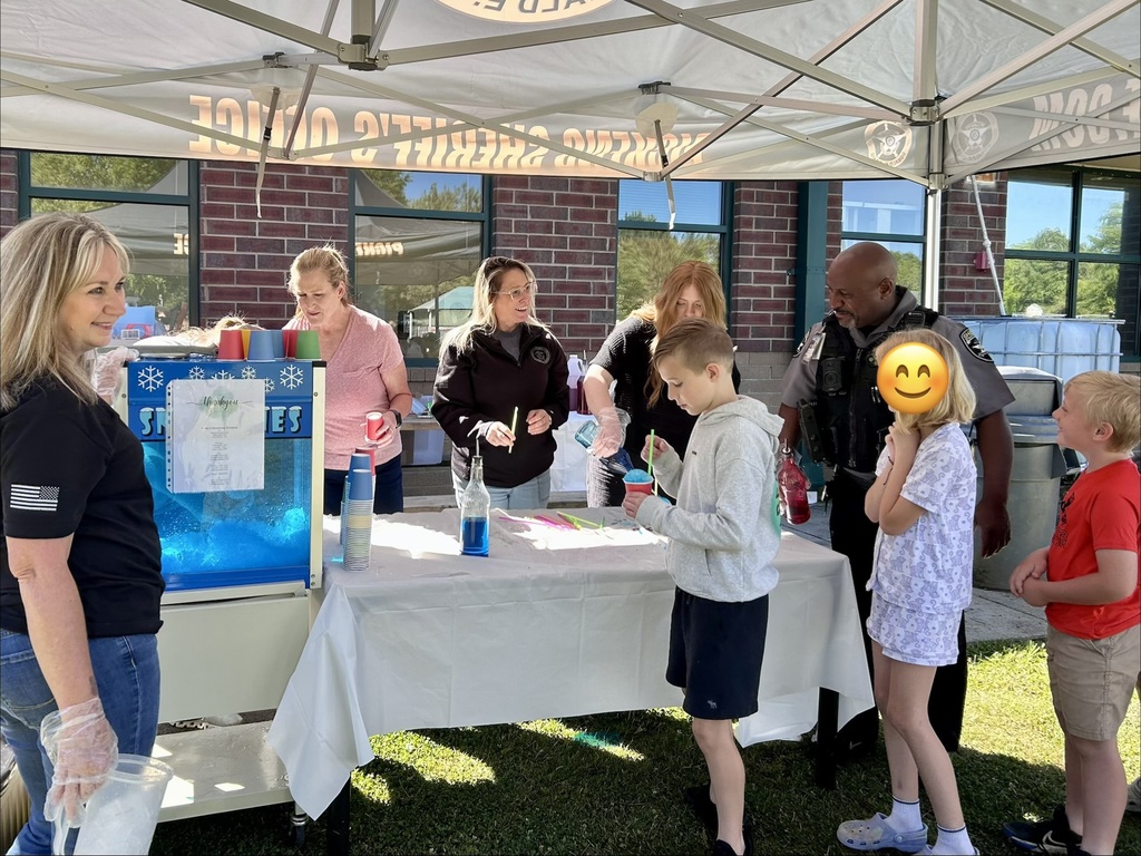 A huge thank you to the Pickens County Sheriff’s Office for serving up snow cones.