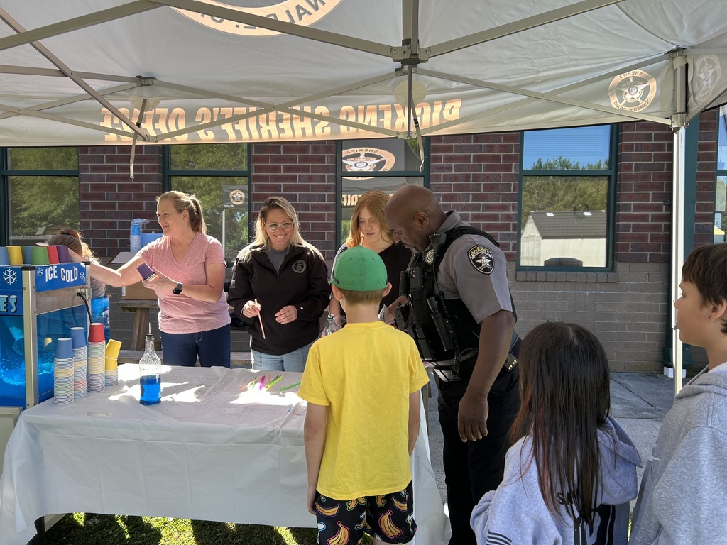 A huge thank you to the Pickens County Sheriff’s Office for serving up snow cones.