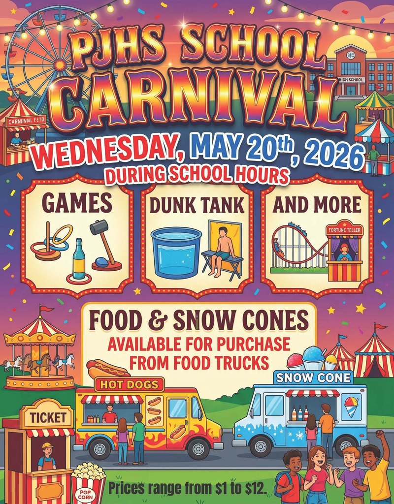 PJHS PTO Carnival Flyer