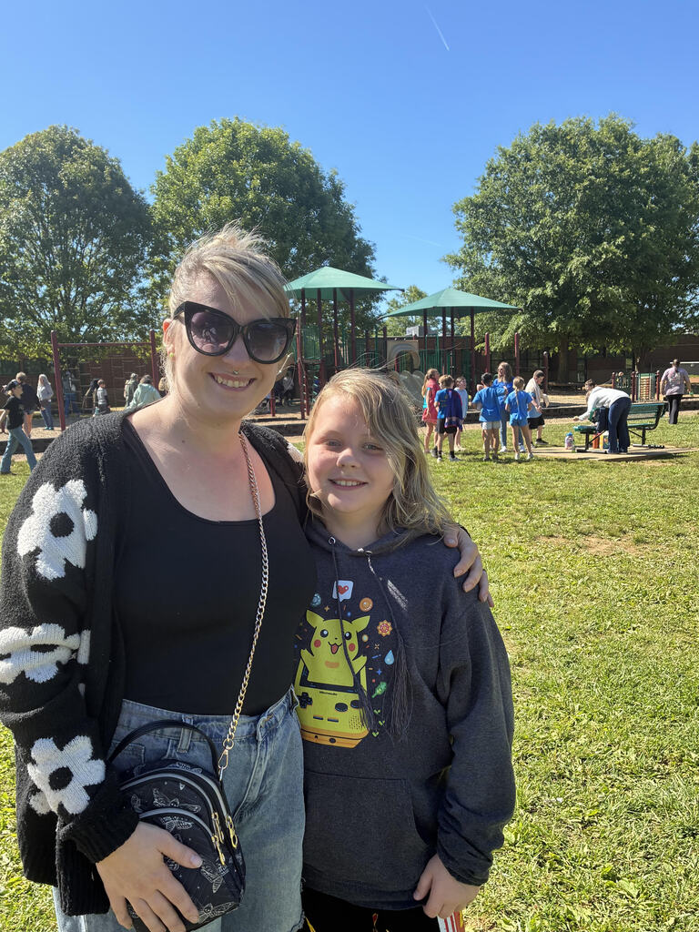 Such a sweet mother/son moment! ❤️  Xavier’s mom attended Hill City Elementary when the school first opened, and now Xavier is finishing up fourth grade just before the school begins its remodel. What a special full-circle memory for their family!  