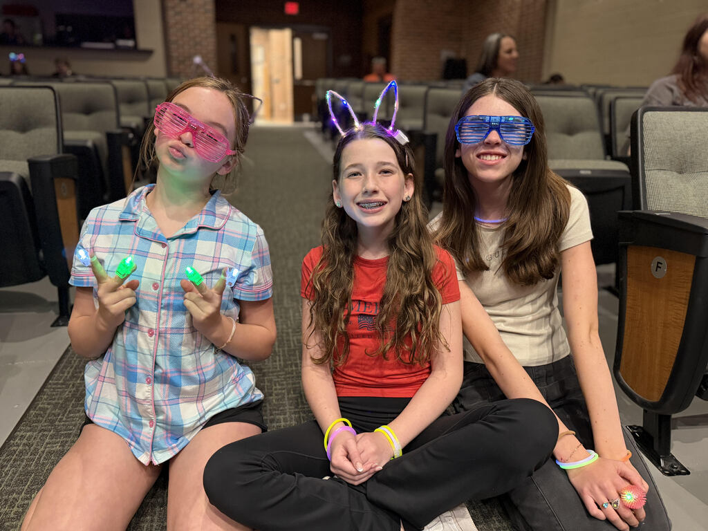 Group of three students posing for a picture