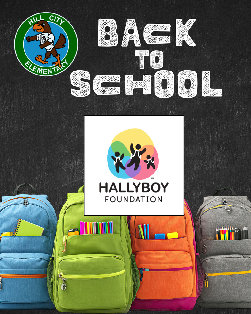 Thank you to the Hallyboy Foundation for supplying free backpacks for our Hawks who may need one.