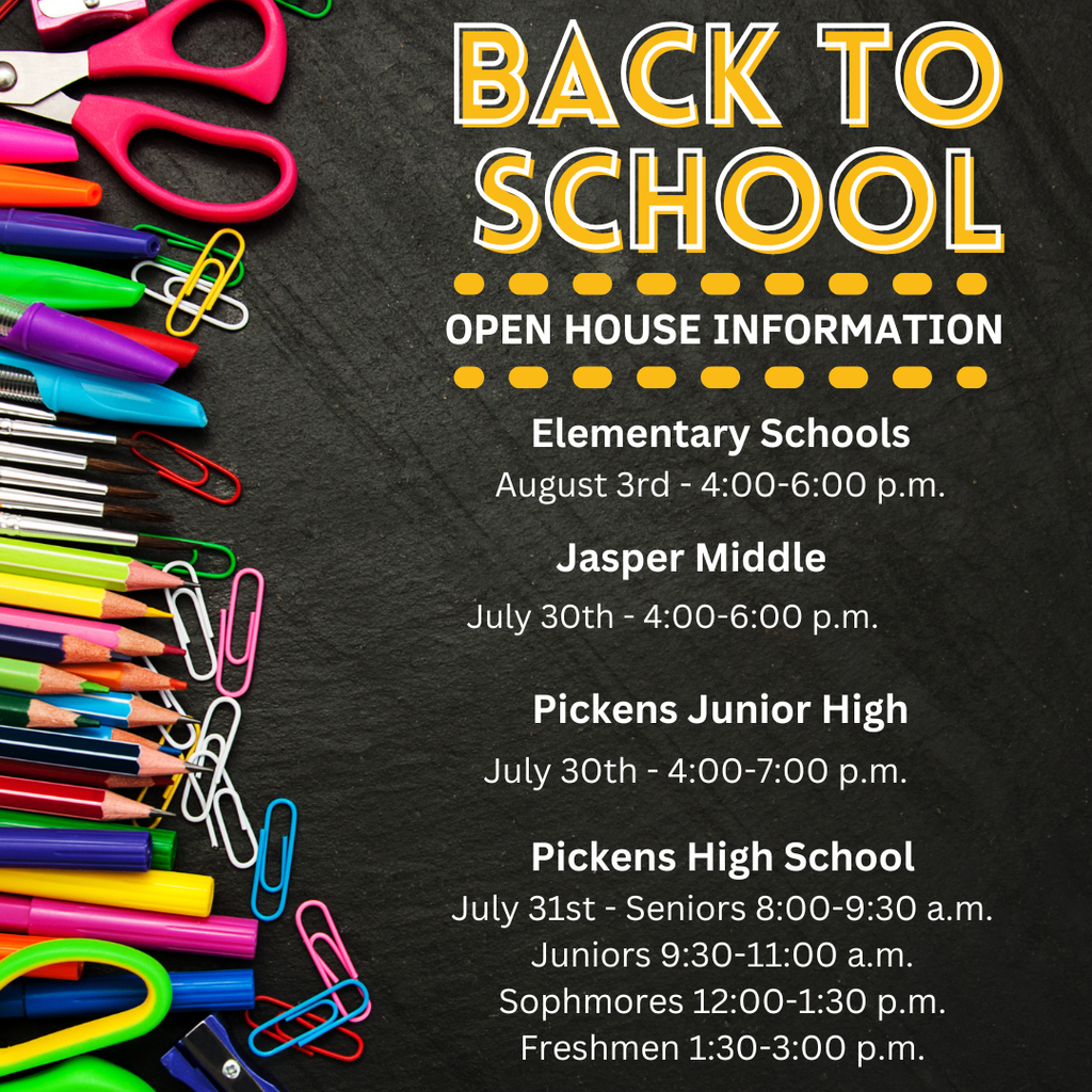 Back to School Open House