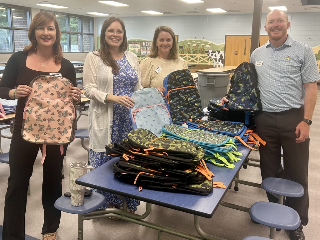 Thank you to iTHINK Financial for providing backpacks for our PreK Hawks.